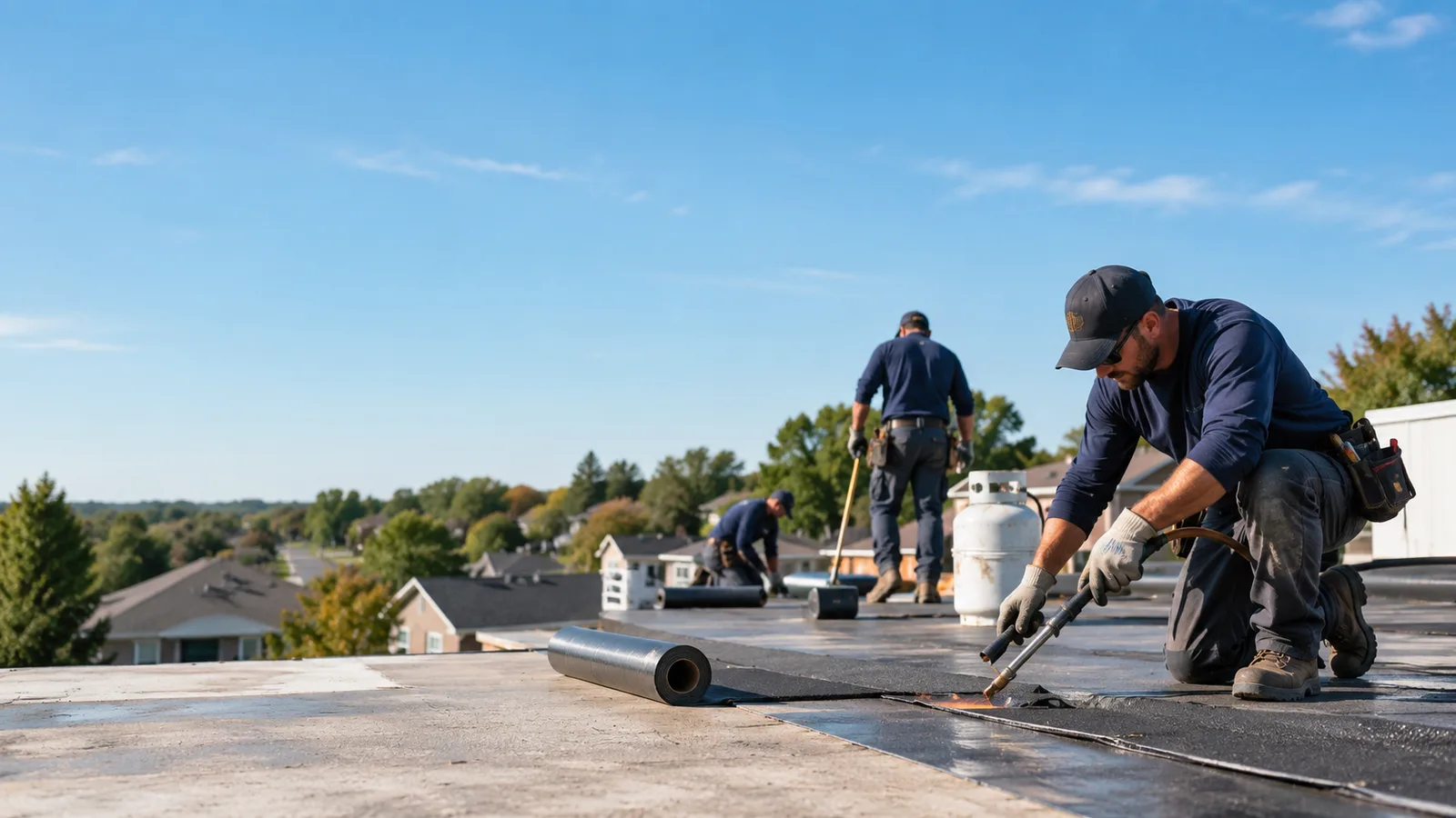 Flat Roof Leak Repair providers in Harmon, IL